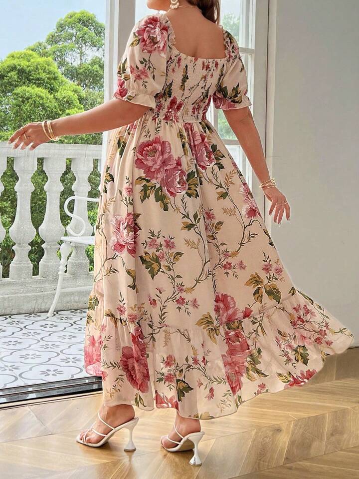 Floral Chiffon Dress – 9nteen