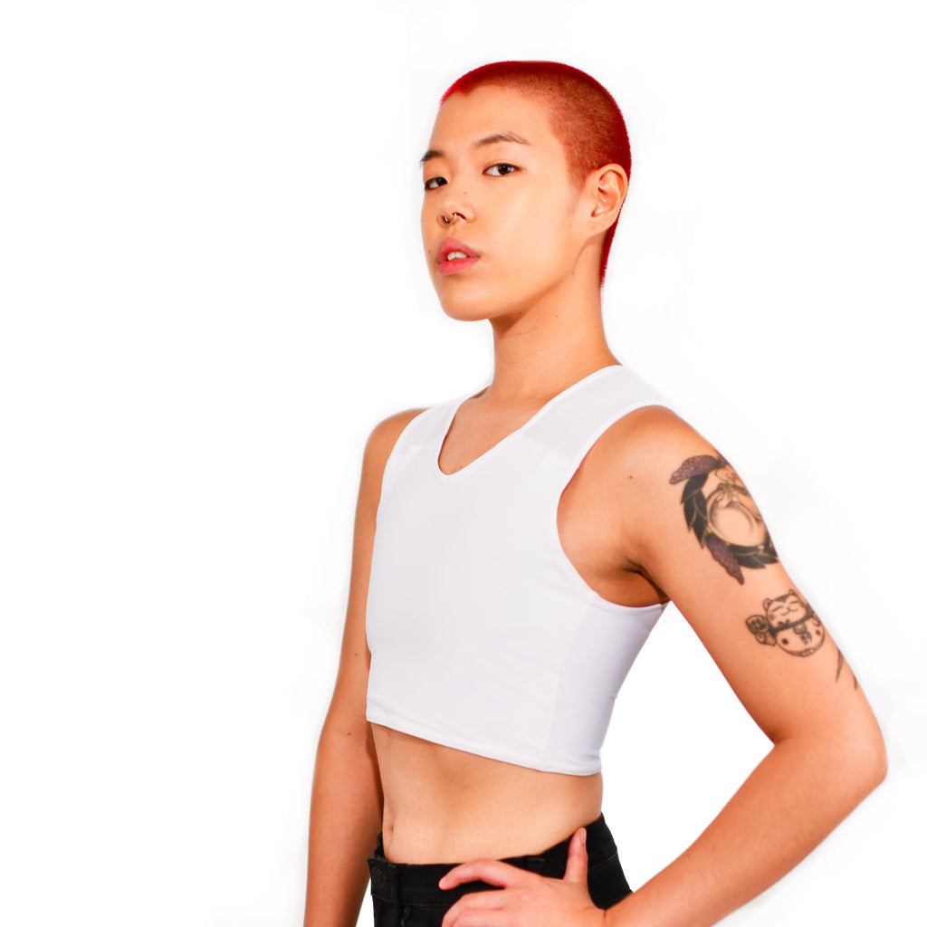 WHITE HALF BINDER