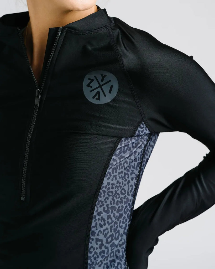 Black Leopard Rashguard