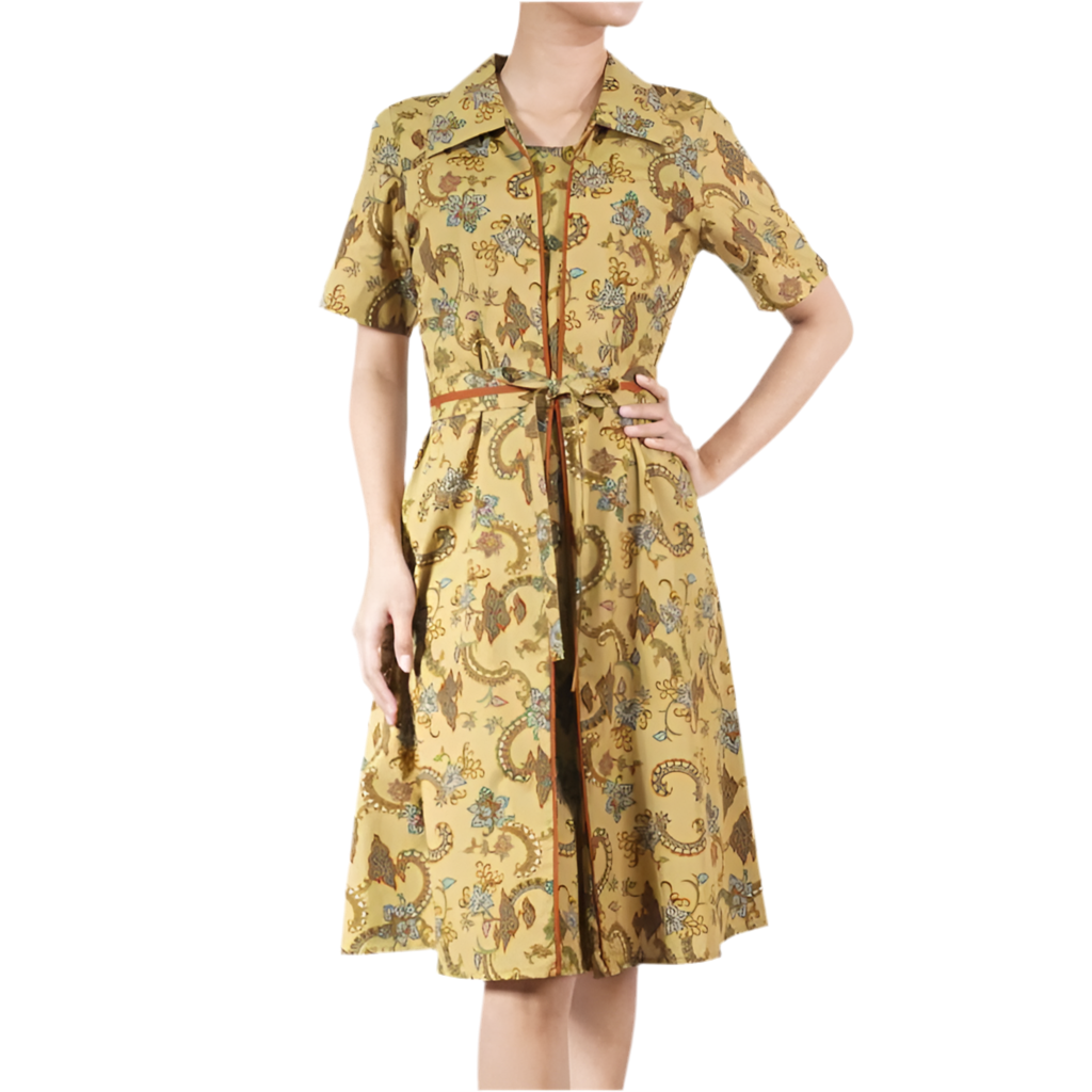Batik Printed Cotton Dress
